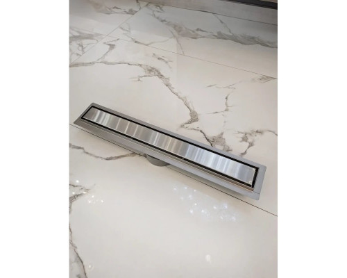 Душевой трап (лоток) AltroBagno Beni aggiuntivi AltroBagnoFD071207Cr 60 см, с решеткой, 2 в 1 под плитку, нержавеющая сталь