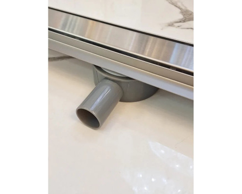 Душевой трап (лоток) AltroBagno Beni aggiuntivi AltroBagnoFD071207Cr 60 см, с решеткой, 2 в 1 под плитку, нержавеющая сталь