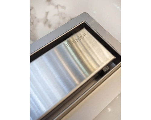 Душевой трап (лоток) AltroBagno Beni aggiuntivi AltroBagnoFD071204Cr 50 см, с решеткой, 2 в 1 под плитку, нержавеющая сталь