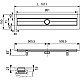 Заказать Душевой канал 943 мм нержавеющая сталь Tece TECEdrainline steel II 601000 + 650000 + 660016 + 601083 в магазине сантехники Santeh-Crystal.ru