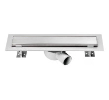 Душевой трап (лоток) Vincea Optima Duz SAY.601.80.P.DUZ 80 см, с решеткой, щелевой, хром