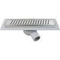Душевой трап (лоток) Vincea Almira Bukle SAY.605.70.P.BUKLE 70 см, с решеткой, перфорированный, хром