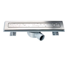 Душевой трап (лоток) Vincea Anzer SAY.72.2.70.STN 67 см, с решеткой, щелевой, сатин