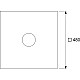 Приобрести Душевой трап 105x105/50 мм хром Tece TECEdrainpoint S KDP-S110 в магазине сантехники Santeh-Crystal.ru