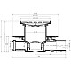 Приобрести Душевой трап 144x144/50 мм 2 в 1 с основой под плитку Pestan Confluo Standard Plate 3 13702558 в магазине сантехники Santeh-Crystal.ru