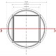 Приобрести Душевой трап 144x144/50 мм 2 в 1 с основой под плитку Pestan Confluo Standard Plate 3 13702558 в магазине сантехники Santeh-Crystal.ru