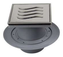 Душевой трап 144x144/50 мм хром Pestan Confluo Standard Tide Mask Vertical 13000074