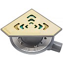 Душевой трап 194x194/50 мм золотой Pestan Confluo Standard Angle Gold 1 13000126