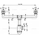 Купить Сифон для сдвоенной мойки AlcaPlast A449-DN50/40 в магазине сантехники Santeh-Crystal.ru