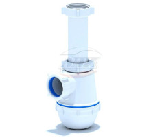 Сифон для кухонной мойки 1 1/2"-40 АНИ пласт A0120