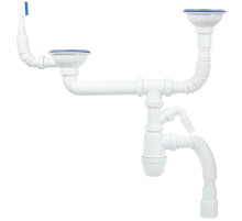 Сифон для кухонной мойки 3 1/2"-40*40/50 IDDIS Kitchen Line S21UPS0i84