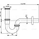 Купить Сифон для раковины AlcaPlast A4320 в магазине сантехники Santeh-Crystal.ru