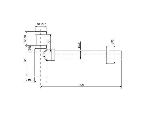 Заказать Сифон для раковины IDDIS Optima Home OPTBR00i84 в магазине сантехники Santeh-Crystal.ru