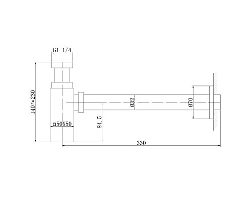 Заказать Сифон для раковины Abber AF0031NG в магазине сантехники Santeh-Crystal.ru