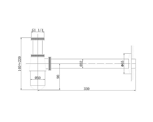 Приобрести Сифон для раковины Abber AF0032NG в магазине сантехники Santeh-Crystal.ru