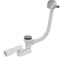 Слив-перелив для ванны ClickClack с напуском воды через перелив AlcaPlast A508KM