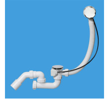 Слив-перелив для ванны McALPINE MRB2CNS-PB