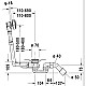 Приобрести Слив-перелив для ванны Duravit 790227000001000 в магазине сантехники Santeh-Crystal.ru