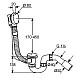 Заказать Слив-перелив для ванны Kludi Rotexa 2000 2130005N-00 в магазине сантехники Santeh-Crystal.ru