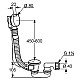 Заказать Слив-перелив для ванны Kludi Rotexa 2000 2140905-00 в магазине сантехники Santeh-Crystal.ru