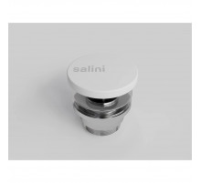 Донный клапан для раковины Salini S-Sense D 506 162205G универсальный, белый глянец