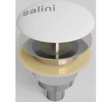 Донный клапан для ванны Salini S-Sense D 401 151201G универсальный, белый глянец