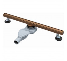 Душевой трап (лоток) AltroBagno Supremo AltroBagnoSupremo071231BC 60 см, с решеткой, 2 в 1 под плитку, медь матовая