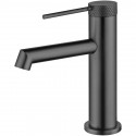 Смеситель для раковины Vincea Rim VBF-2RM1GM без донного клапана, вороненая сталь