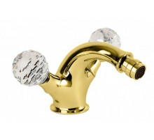 Смеситель для биде золото 24 карата, ручки Swarovski Cezares Atlantis ATLANTIS-BS1-03/24-Sw