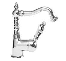 Смеситель для биде хром, ручка металл Cezares Elite ELITE-BSM2-01-M