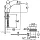 Приобрести Смеситель для биде с донным клапаном Jacob Delafon Ginko E73905-CP в магазине сантехники Santeh-Crystal.ru