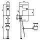 Купить Смеситель для биде с донным клапаном Vitra Q-Line A40777EXP в магазине сантехники Santeh-Crystal.ru