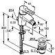 Заказать Смеситель для биде с донным клапаном Kludi MX 332150562 в магазине сантехники Santeh-Crystal.ru