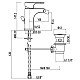 Приобрести Смеситель для биде с донным клапаном Gattoni H2OMIX 1000 1051/10C0CR в магазине сантехники Santeh-Crystal.ru