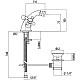 Заказать Смеситель для биде с донным клапаном Gattoni Vivaldi 1237012C0CR в магазине сантехники Santeh-Crystal.ru