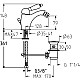 Заказать Смеситель для биде с донным клапаном Gattoni Orta 2756/27D0ORO в магазине сантехники Santeh-Crystal.ru