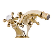 Смеситель для биде с донным клапаном Gattoni Vivaldi 1237012D0ORO