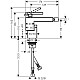 Заказать Смеситель для биде с донным клапаном Axor Edge 46210000 в магазине сантехники Santeh-Crystal.ru
