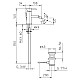 Заказать Смеситель для биде с донным клапаном Bossini Oki Z005401.030 в магазине сантехники Santeh-Crystal.ru