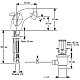 Приобрести Смеситель для биде с донным клапаном Jacob Delafon Galatee E73710 в магазине сантехники Santeh-Crystal.ru