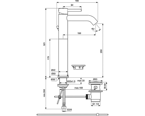 Купить Комплект смесителей Ideal Standard Ceraline BC199XG + BC194XG в магазине сантехники Santeh-Crystal.ru