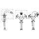 Приобрести Смеситель для биде Boheme Crystal 296-CRST в магазине сантехники Santeh-Crystal.ru