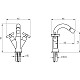 Заказать Смеситель для биде Migliore Naxos 18963 в магазине сантехники Santeh-Crystal.ru