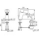 Купить Смеситель для биде с донным клапаном Oras Aquita 2918F в магазине сантехники Santeh-Crystal.ru