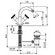 Приобрести Смеситель для биде с донным клапаном Nicolazzi Arena 3337CR44 в магазине сантехники Santeh-Crystal.ru