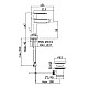 Приобрести Смеситель для биде с донным клапаном Paffoni Candy CA135CR в магазине сантехники Santeh-Crystal.ru