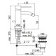 Приобрести Смеситель для биде с донным клапаном Paffoni Light LIG135CR в магазине сантехники Santeh-Crystal.ru