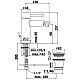Заказать Смеситель для биде с донным клапаном Paffoni Stick SK135HCR в магазине сантехники Santeh-Crystal.ru