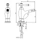 Заказать Смеситель для биде с донным клапаном Caprigo Fonte 12-533-vot в магазине сантехники Santeh-Crystal.ru
