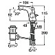 Заказать Смеситель для биде с донным клапаном Roca Insignia 5A603AC00 в магазине сантехники Santeh-Crystal.ru